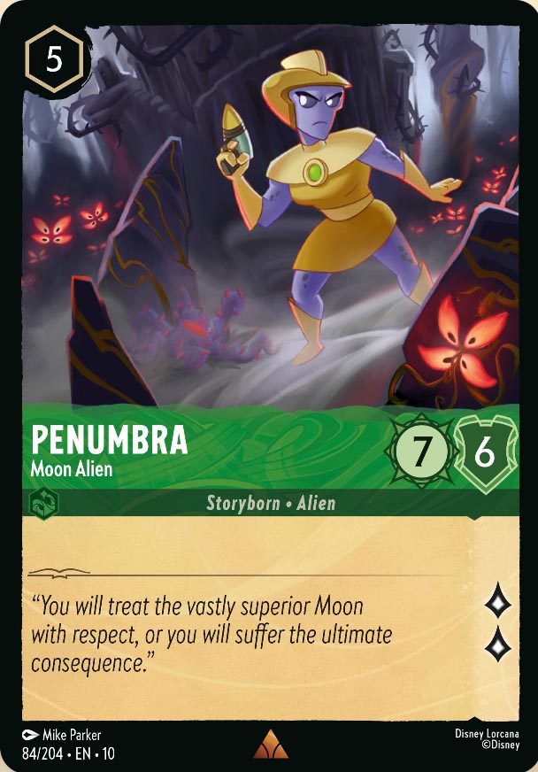 Disney Lorcana TCG: Penumbra, Moon Alien