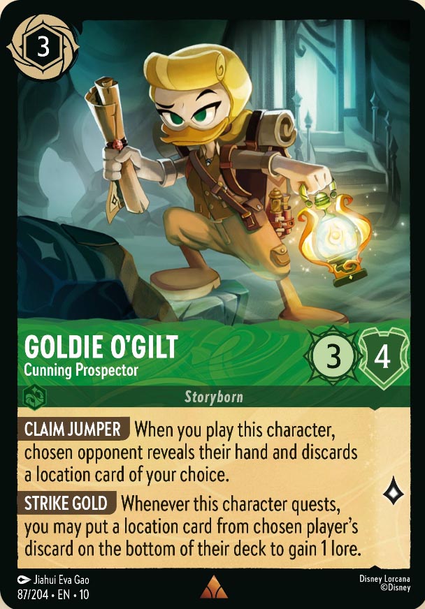 Disney Lorcana TCG: Goldie O'Gilt, Cunning Prospector