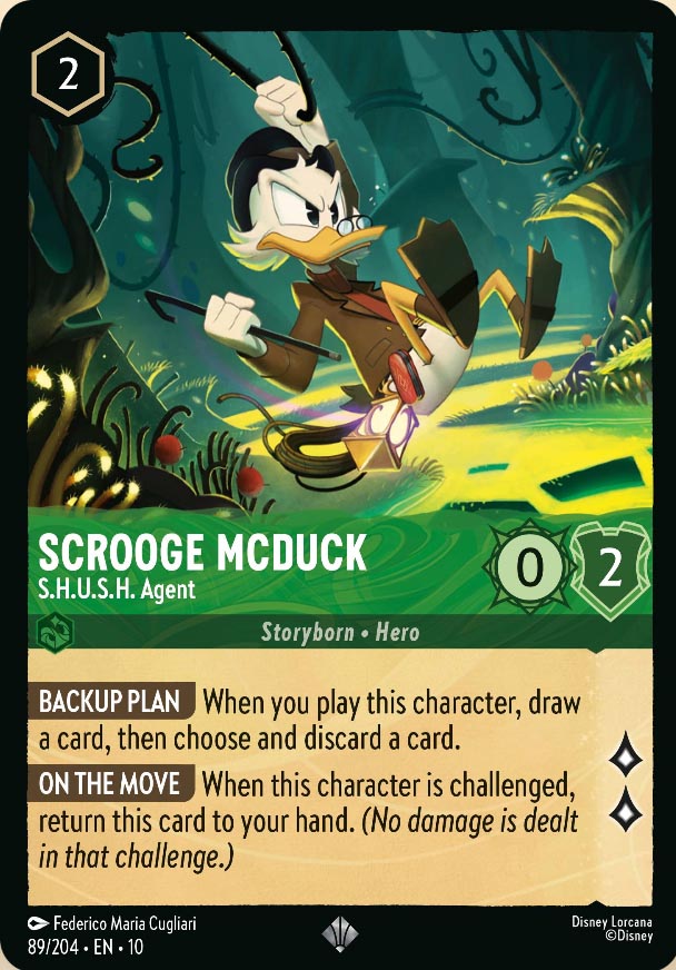 Disney Lorcana TCG: Scrooge McDuck, S.H.U.S.H. Agent