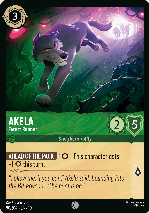 Disney Lorcana TCG: Akela, Forest Runner