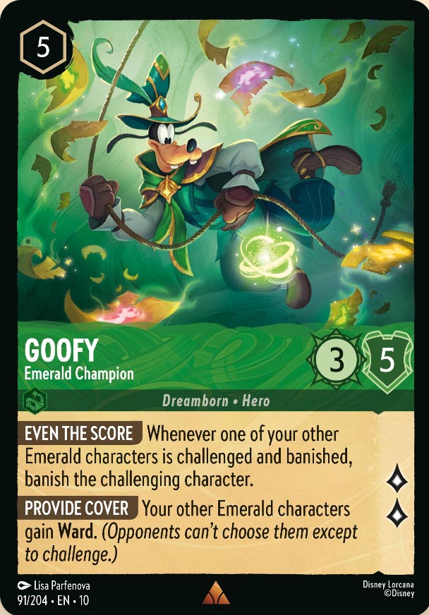 Disney Lorcana TCG: Goofy, Emerald Champion
