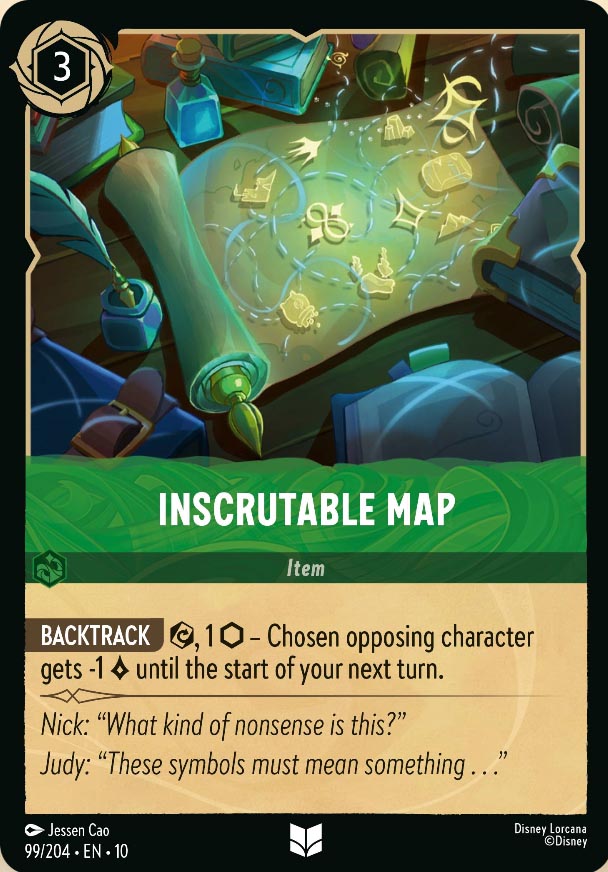Disney Lorcana TCG: Inscrutable Map