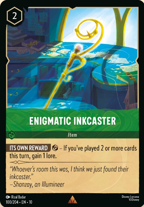 Disney Lorcana TCG: Enigmatic Inkcaster