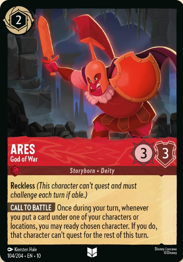 Disney Lorcana TCG: Ares, God of War