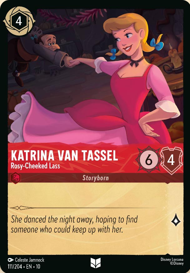 Disney Lorcana TCG: Katrina Van Tassel, Rosy-Cheeked Lass
