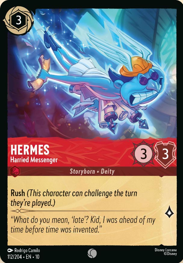 Disney Lorcana TCG: Hermes, Harried Messenger