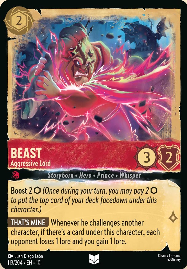 Disney Lorcana TCG: Beast, Aggressive Lord