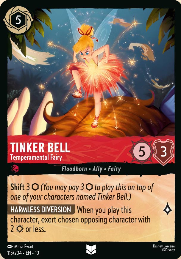 Disney Lorcana TCG: Tinker Bell, Temperamental Fairy