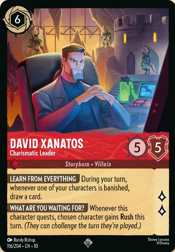Disney Lorcana TCG: David Xanatos, Charismatic Leader