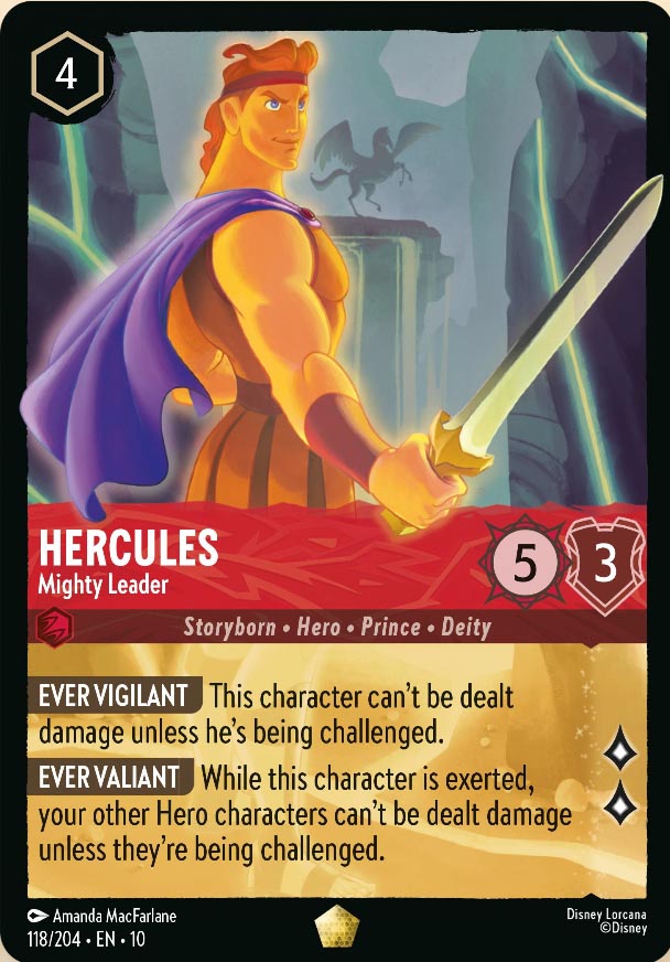 Disney Lorcana TCG: Hercules, Mighty Leader
