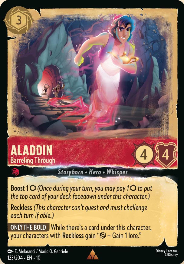 Disney Lorcana TCG: Aladdin, Barreling Through