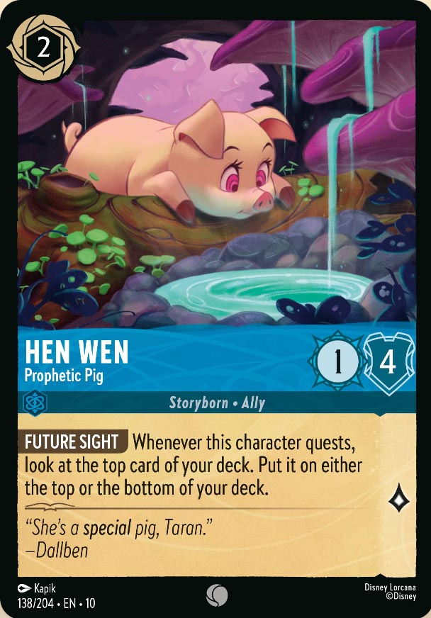 Disney Lorcana TCG: Hen Wen, Prophetic Pig