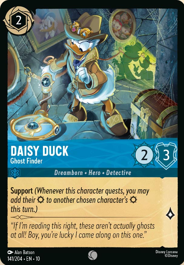Disney Lorcana TCG: Daisy Duck, Ghost Finder