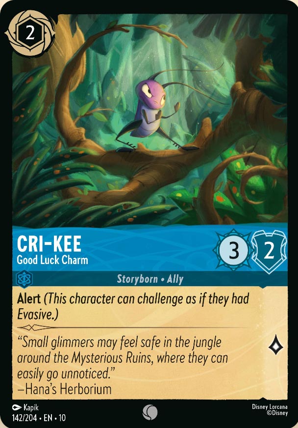 Disney Lorcana TCG: Cri-Kee, Good Luck Charm