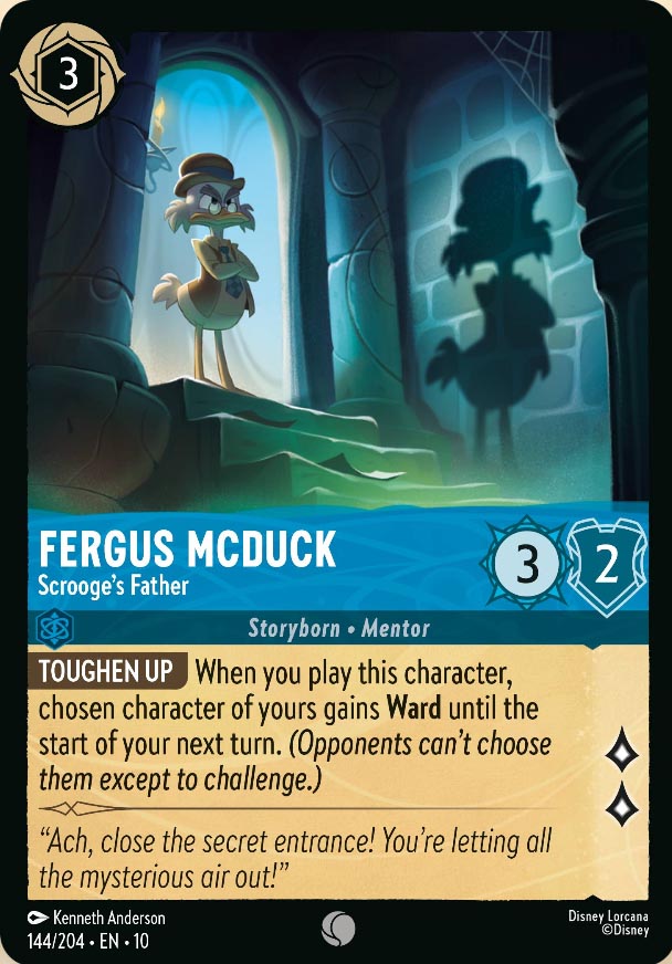 Disney Lorcana TCG: Fergus McDuck, Scrooge's Father