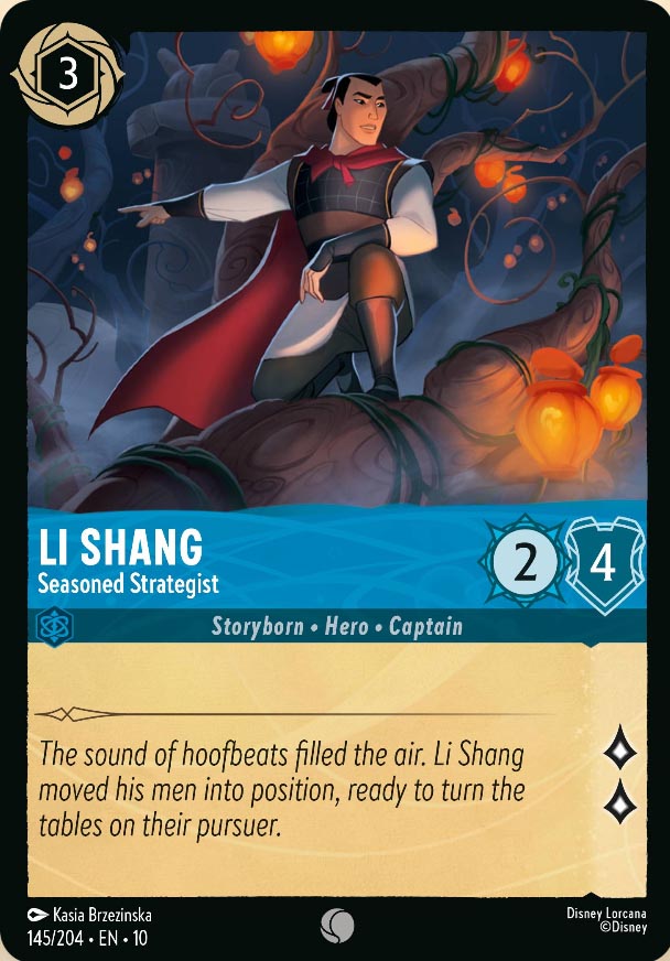 Disney Lorcana TCG: Li Shang, Seasoned Strategist