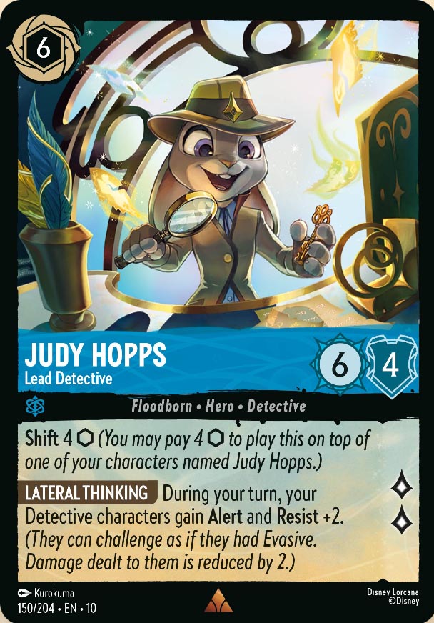 Disney Lorcana TCG: Judy Hopps, Lead Detective