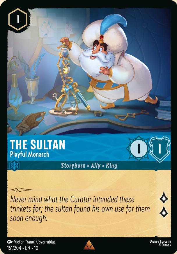 Disney Lorcana TCG: The Sultan, Playful Monarch
