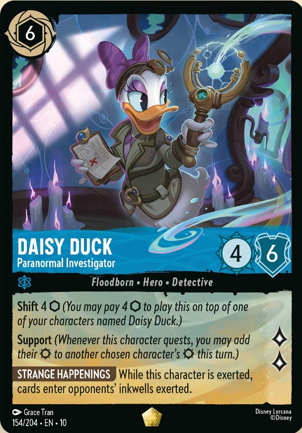 Disney Lorcana TCG: Daisy Duck, Paranormal Investigator