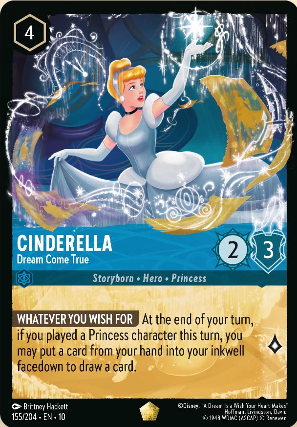 Disney Lorcana TCG: Cinderella, Dream Come True