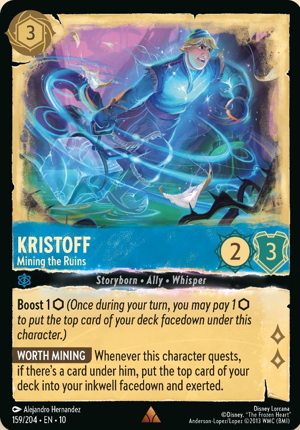 Disney Lorcana TCG: Kristoff, Mining the Ruins