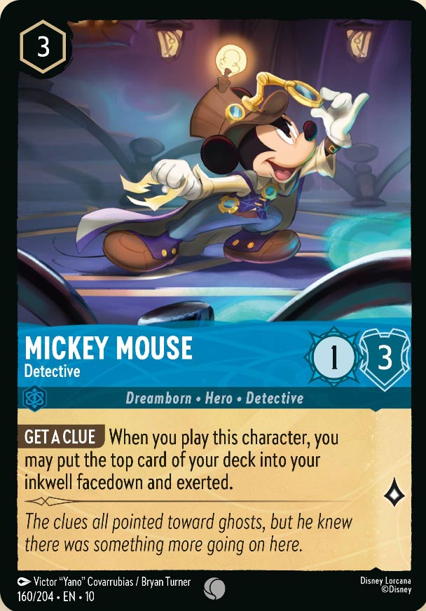 Disney Lorcana TCG: Mickey Mouse, Detective