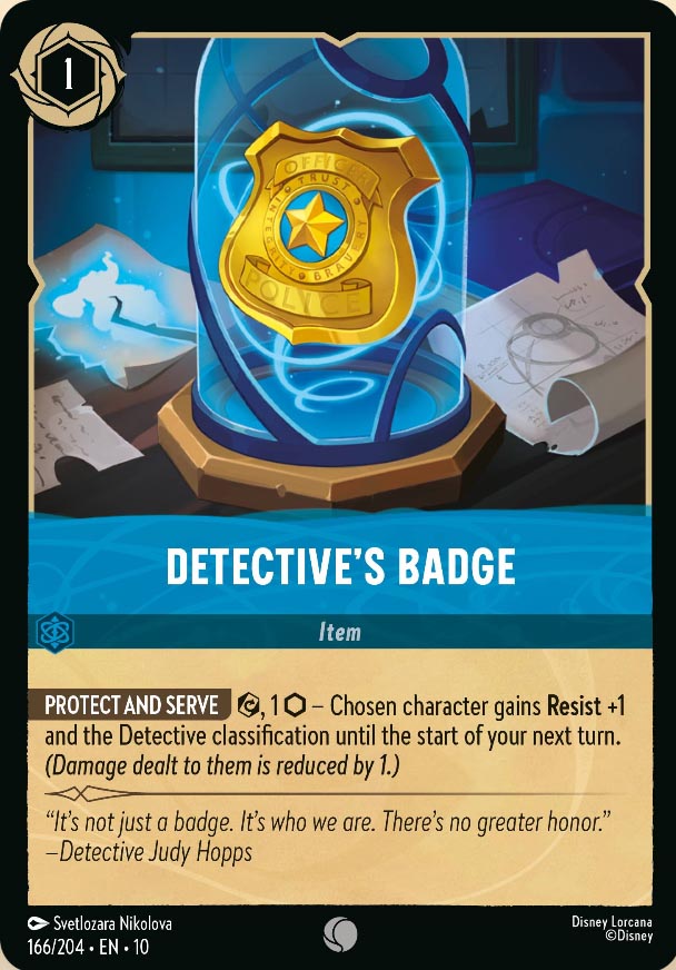 Disney Lorcana TCG: Detective's Badge
