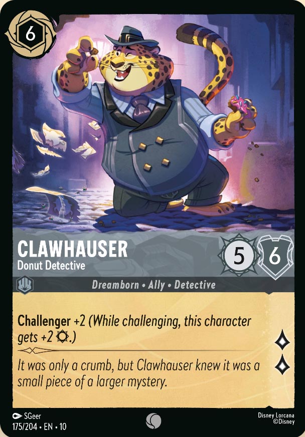 Disney Lorcana TCG: Clawhauser, Donut Detective