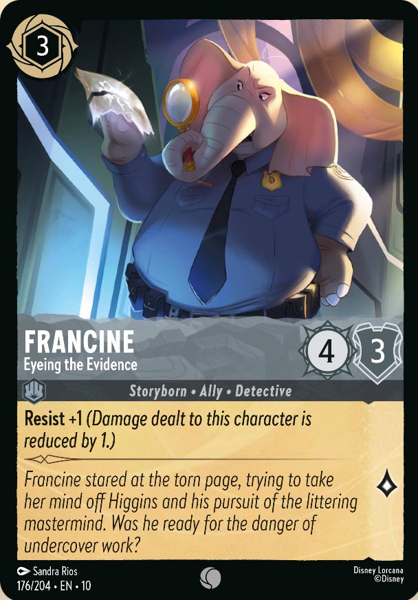 Disney Lorcana TCG: Francine, Eyeing the Evidence