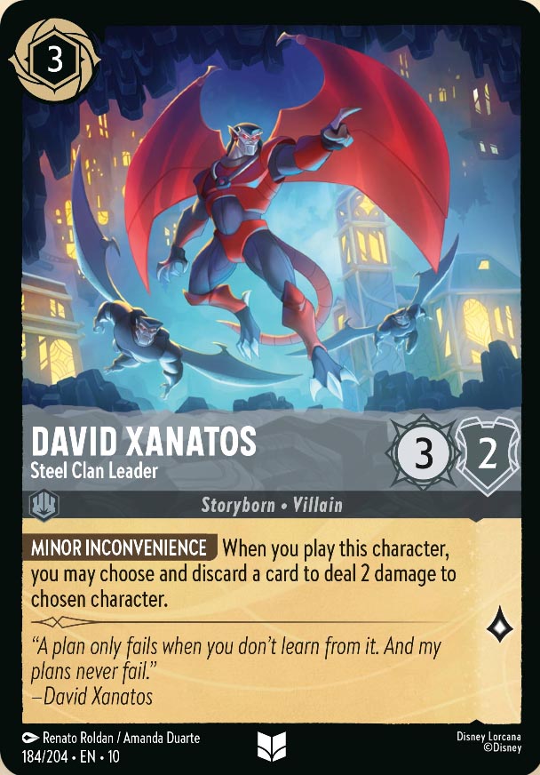 Disney Lorcana TCG: David Xanatos, Steel Clan Leader