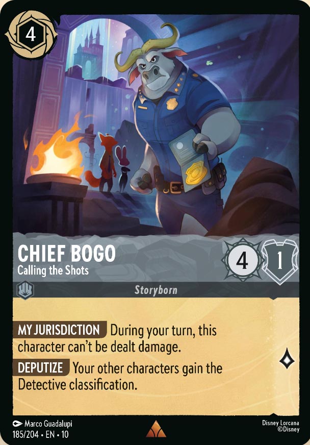 Disney Lorcana TCG: Chief Bogo, Calling the Shots