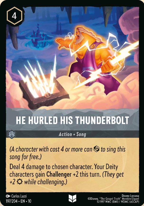 Disney Lorcana TCG: He Hurled His Thunderbolt