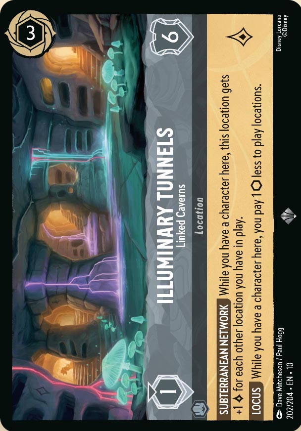 Disney Lorcana TCG: Illuminary Tunnels, Linked Caverns