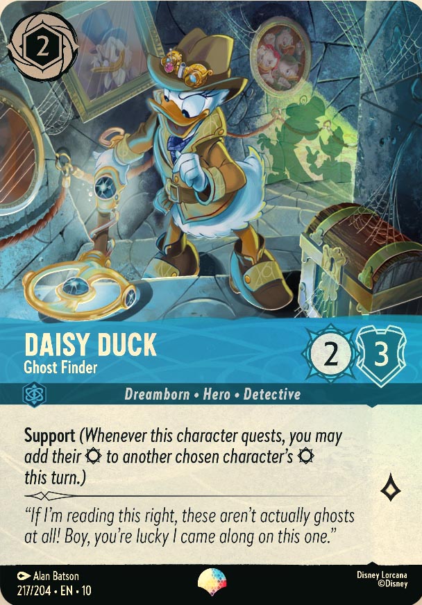 Disney Lorcana TCG: Daisy Duck, Ghost Finder