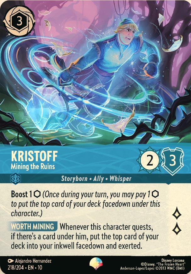 Disney Lorcana TCG: Kristoff, Mining the Ruins