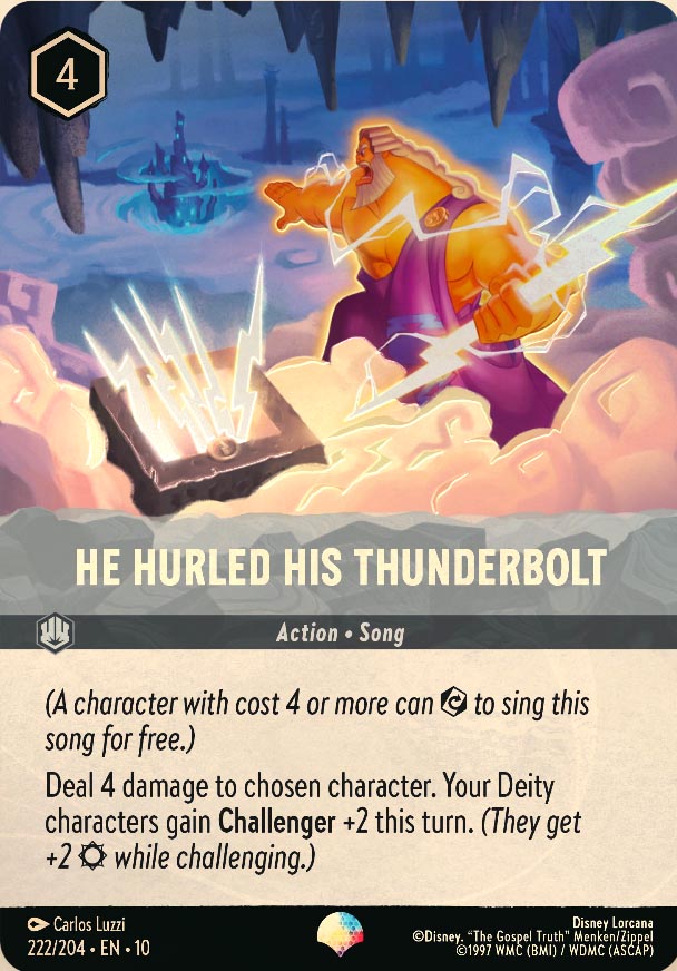 Disney Lorcana TCG: He Hurled His Thunderbolt