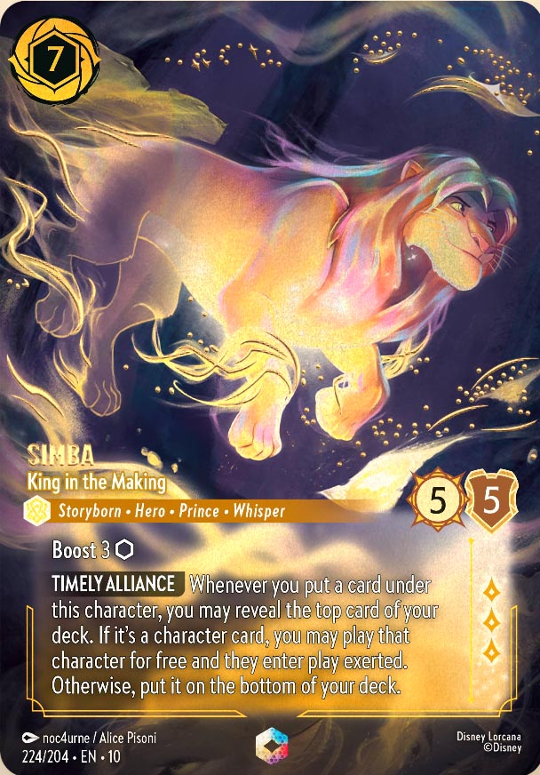 Disney Lorcana TCG: Simba, King in the Making
