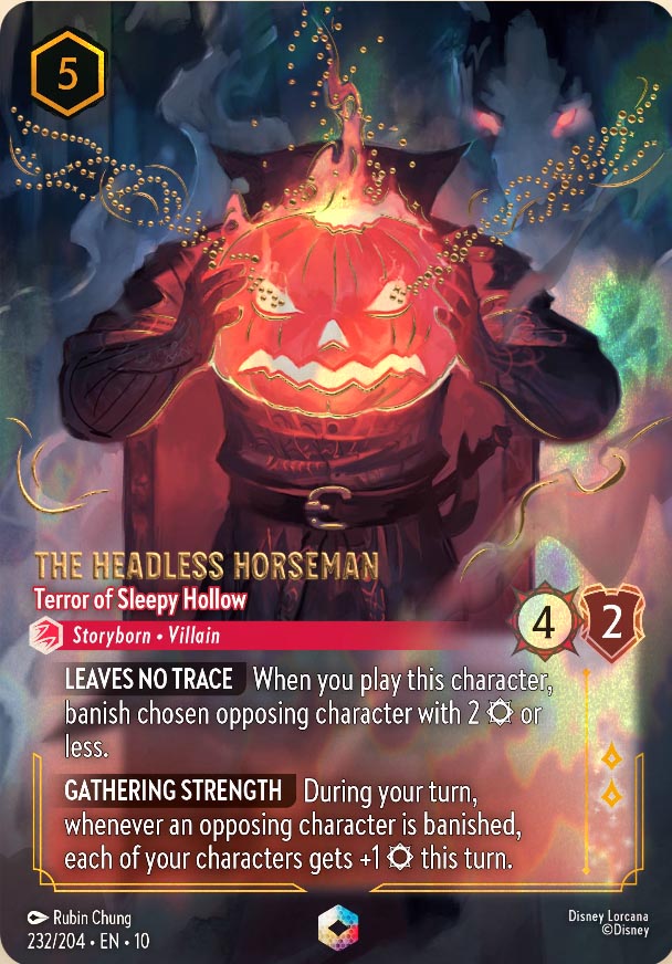 Disney Lorcana TCG: The Headless Horseman, Terror of Sleepy Hollow