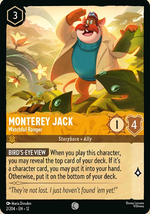 Disney Lorcana TCG: Monterey Jack, Watchful Ranger