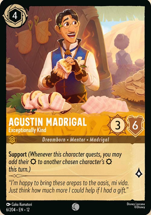 Disney Lorcana TCG: Agustin Madrigal, Exceptionally Kind