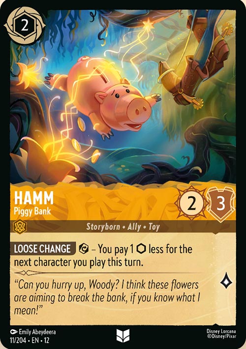 Disney Lorcana TCG: Hamm, Piggy Bank