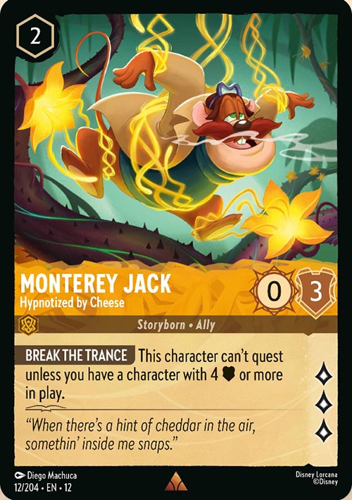 Disney Lorcana TCG: Monterey Jack, Hypnotized by Cheese