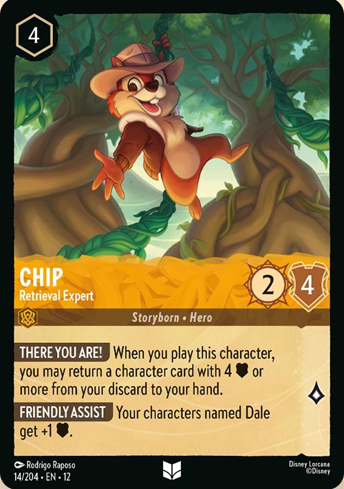 Disney Lorcana TCG: Chip, Retrieval Expert