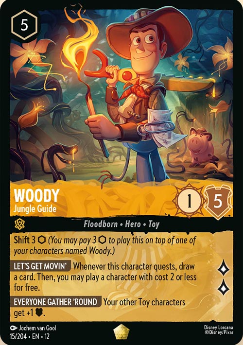 Disney Lorcana TCG: Woody, Jungle Guide