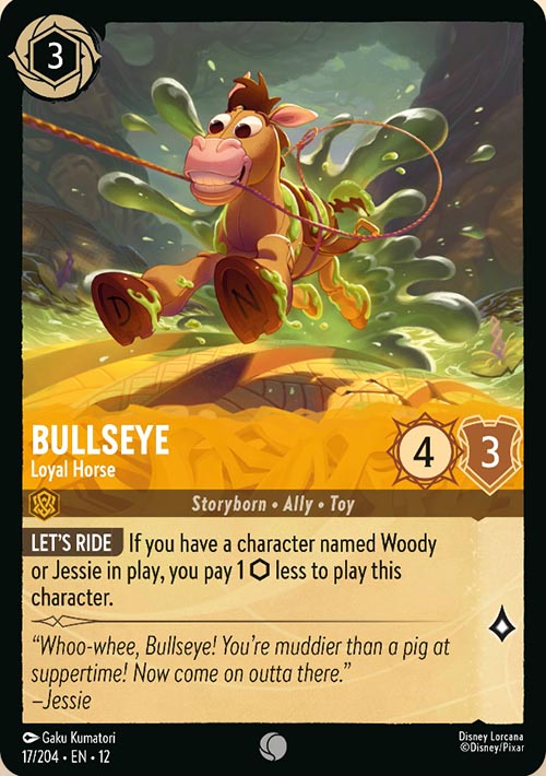 Disney Lorcana TCG: Bullseye, Loyal Horse