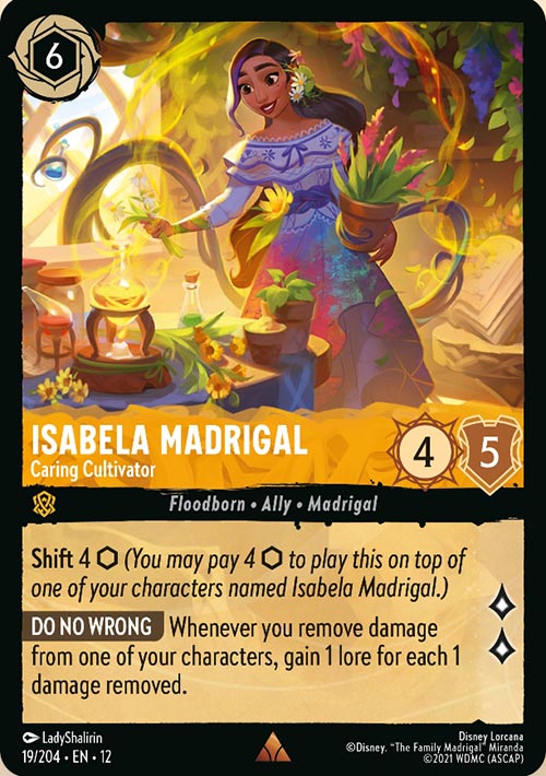 Disney Lorcana TCG: Isabela Madrigal, Caring Cultivator