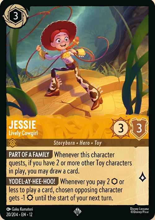Disney Lorcana TCG: Jessie, Lively Cowgirl
