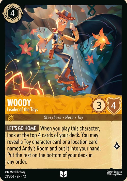 Disney Lorcana TCG: Woody, Leader of the Toys