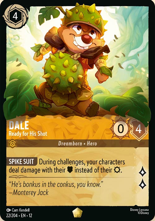 Disney Lorcana TCG: Dale, Ready for His Shot