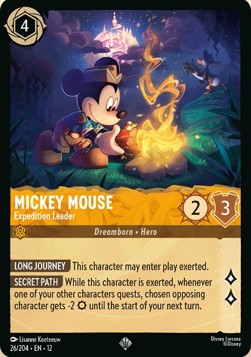 Disney Lorcana TCG: Mickey Mouse, Expedition Leader
